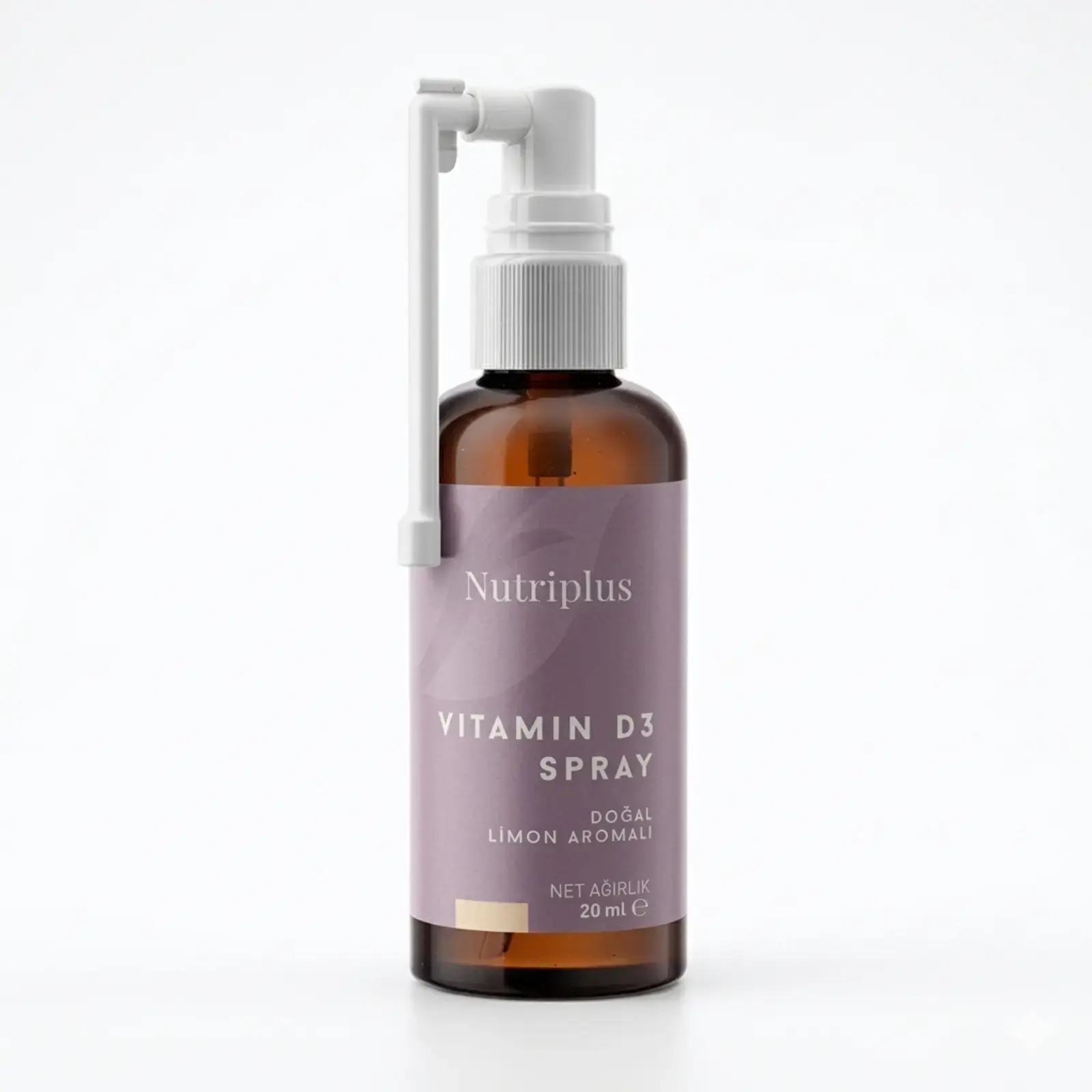 Nutriplus Vitamín D3 v spreji s prírodnou citrónovou príchuťou, 20 ml