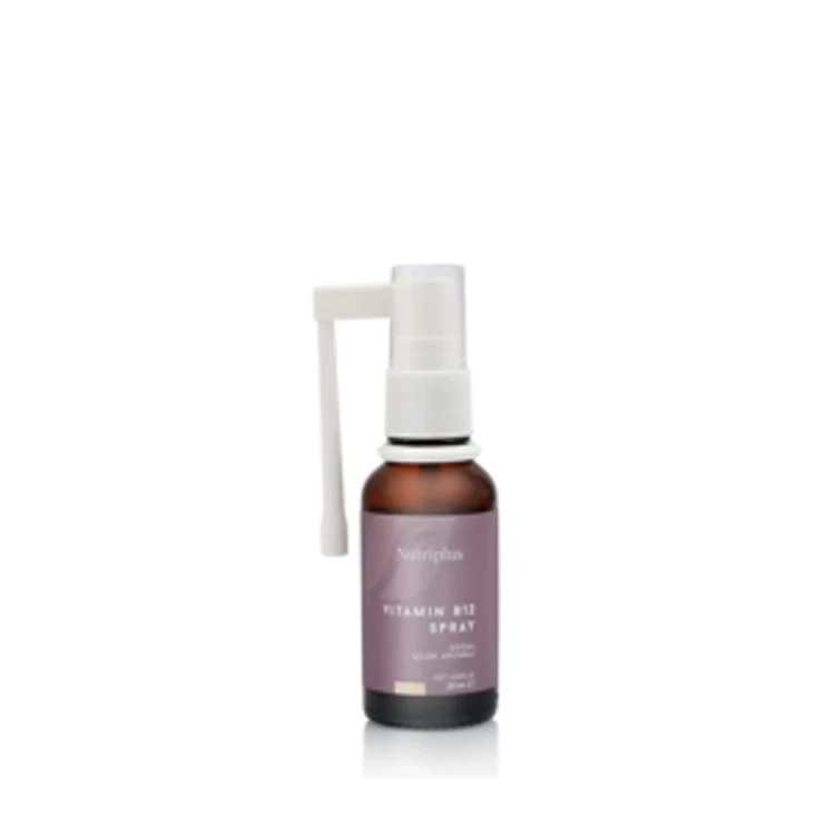 image of Nutriplus Vitamín B12 v spreji s prírodnou jahodovou príchuťou 20 ml