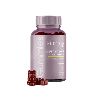 image of NUTRIPLUS MULTIVITAMÍNOVÉ ŽELÉ CUKRÍKY PRE DETI