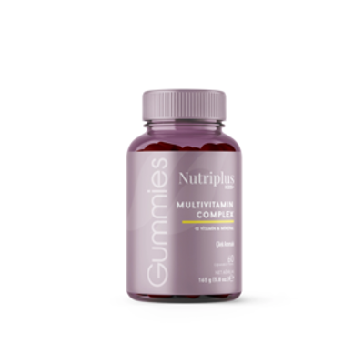 image of Nutriplus Multivitamínové gumené cukríky pre deti, 165 g
