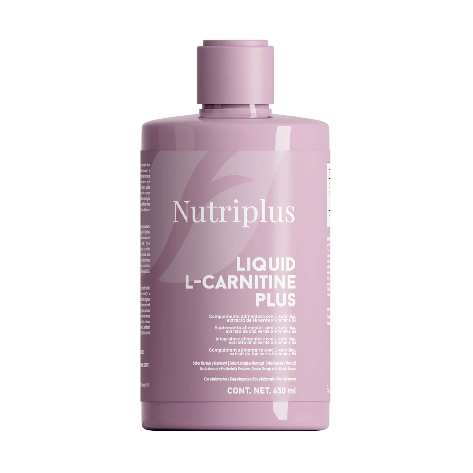 image of .Nutriplus L-karnitín s pomarančovou a marakuja príchuťou, 450ml
