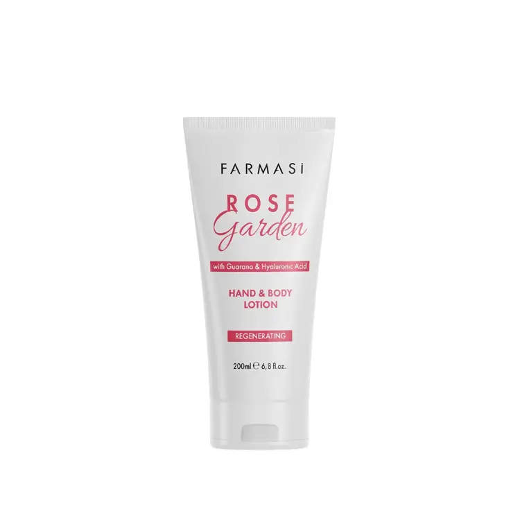 image of Rose Garden Hydratačné mlieko na ruky a telo s guaranou a kyselinou hyalurónovou, 200 ml