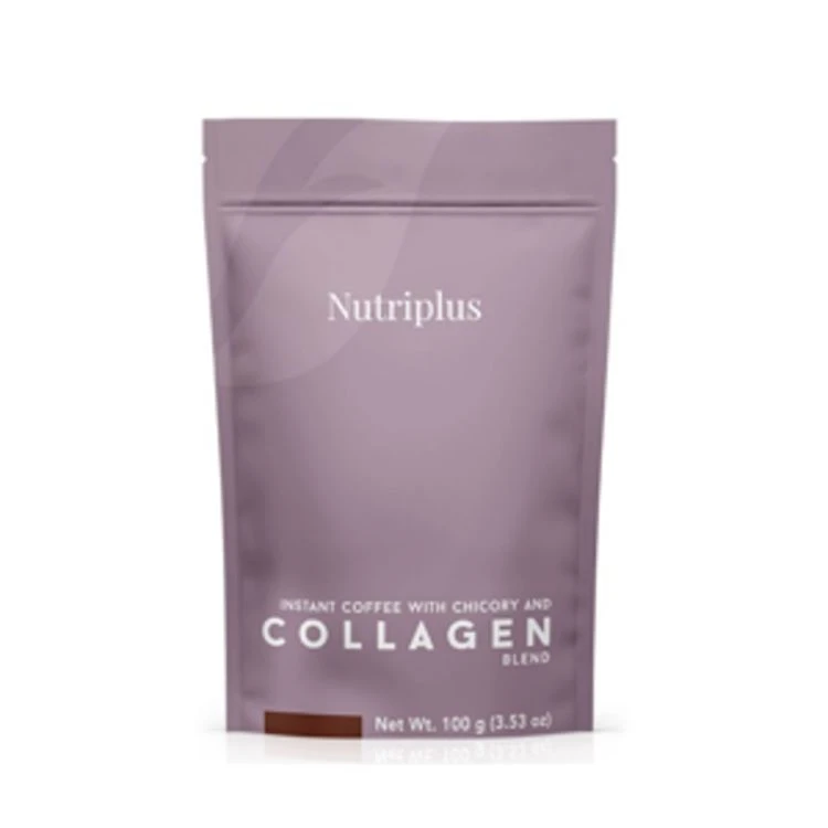 image of Nutriplus Instantná káva s čakankou a kolagénom 100 g
