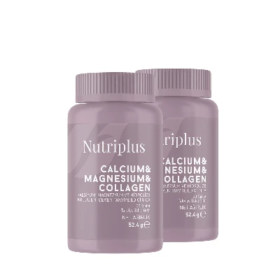 image of 2x Nutriplus Vápnik, horčík a kolag vo forme tabletiek