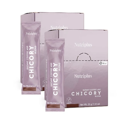 image of 2x Nutriplus Instantná káva s čakankou 2 g x 16 ks