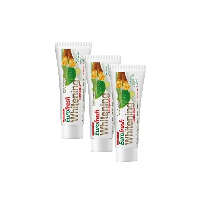image of 3x Eurofresh bieliaca zubná pasta s miswakom 112g