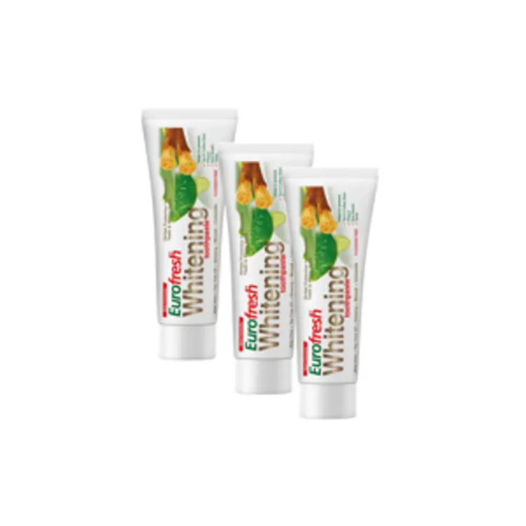 image of 3x Eurofresh bieliaca zubná pasta s miswakom 112g