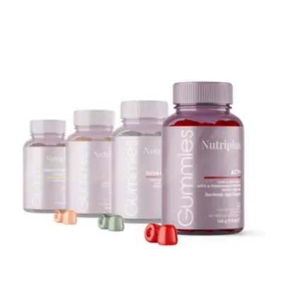 image of .SET Gumené (Kids Multivitamínové + ACV + Red & Green Mix + F+CUS)