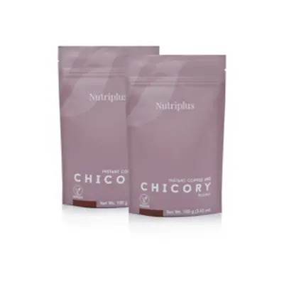 image of 2x Nutriplus Instantná káva s čakankou, 100 g