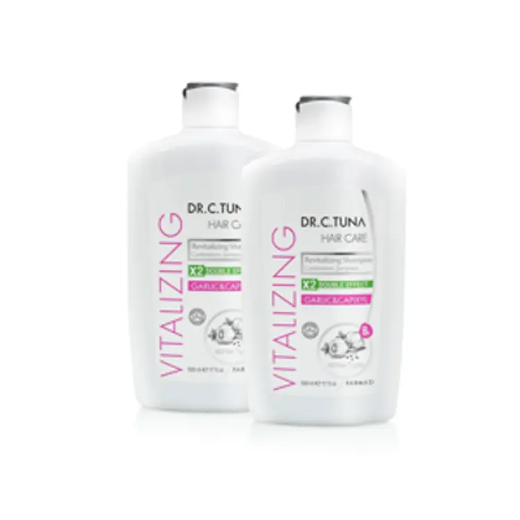 image of .2x Dr. C. Tuna Vitalizing regeneračný šampón na vlasy s cesnakom a capixylom 500 ml