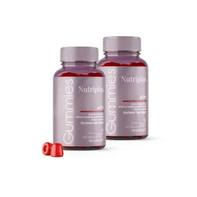 image of 2x Nutriplus ACV+ Gumené cukríky, 165 g