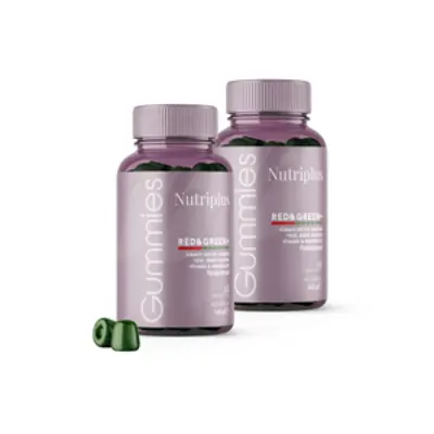 image of 2x Nutriplus Red & Green Mix Gumené cukríky, 165 g