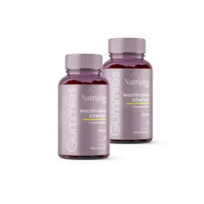 image of 2x Nutriplus Multivitamínové gumené cukríky pre deti, 165 g